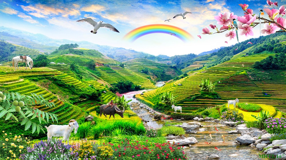 Phong cảnh sơn thủy hữu tình MHT2-167